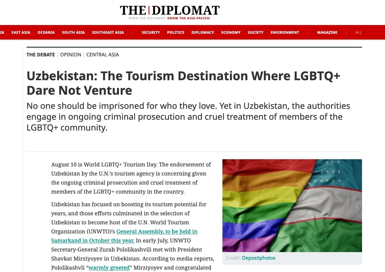 Uzbekistan: The Tourism Destination Where LGBTQ+ Dare Not Venture